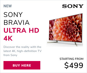 Sony Bravia Ultra HD 300x250 template