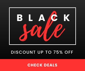 Red Style Black Friday Sale 300x250 template