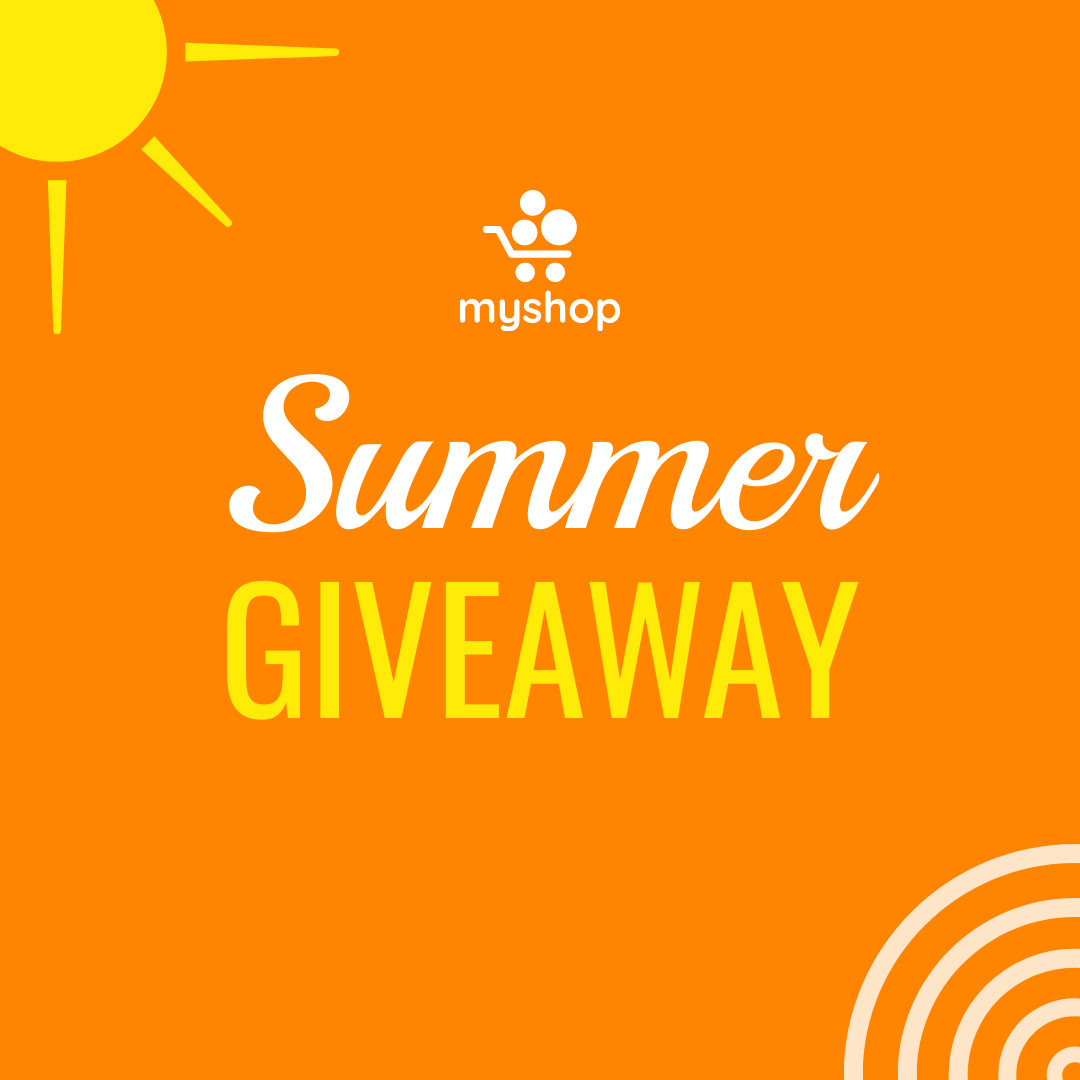 Orange Myshop Summer Giveaway 1080x1080 template