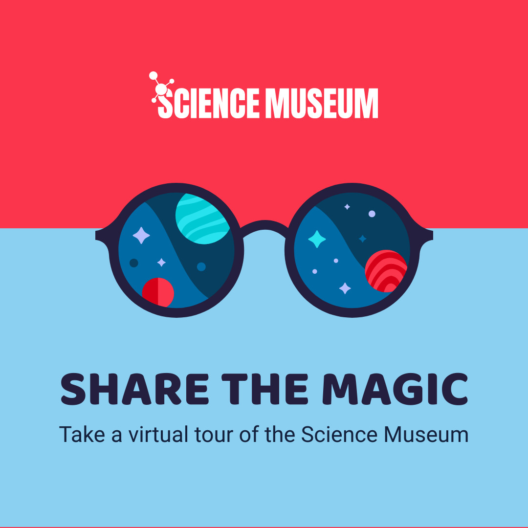Magic Science Museum for Kids 1080x1080 template
