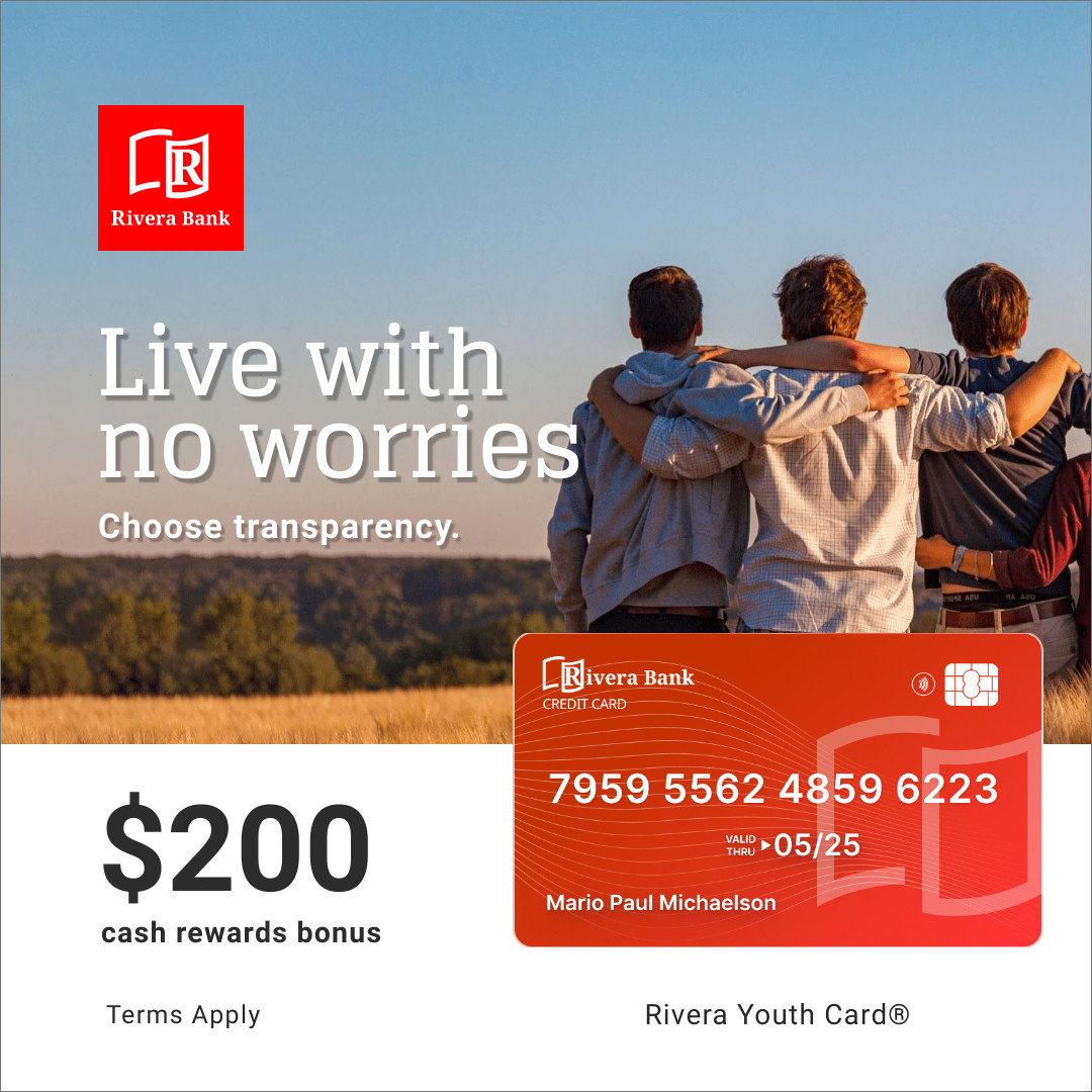 Rivera Bank Youth Card 1080x1080 template