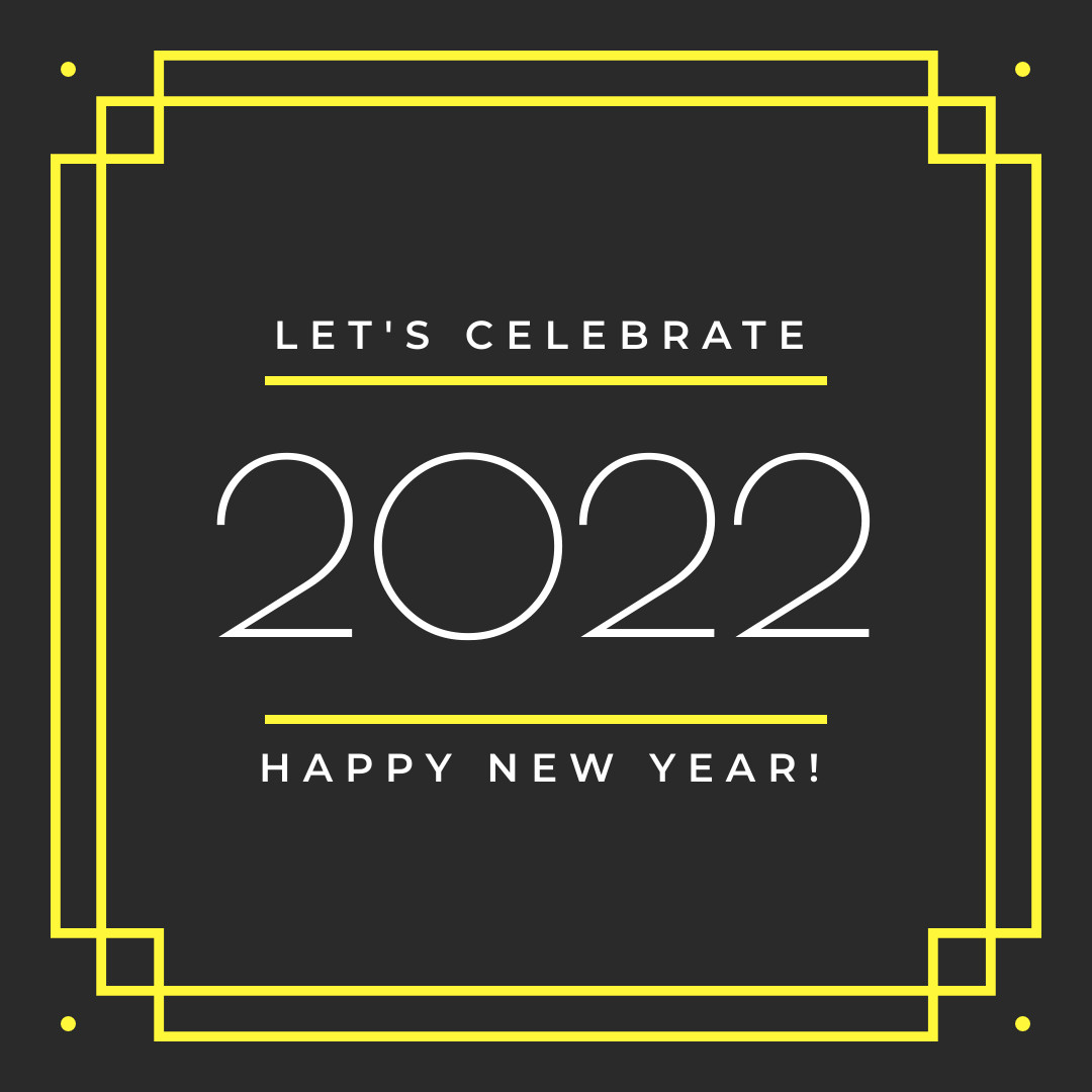 Happy New Year Classical Celebration 1080x1080 template