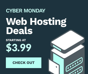 Cyber Monday Web Hosting Deals 300x250 template
