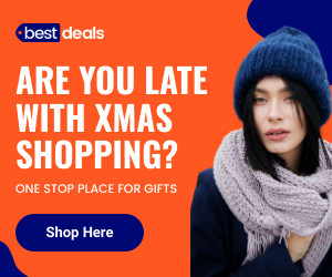 Late Christmas Shopping  300x250 template