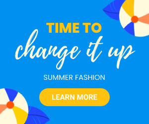 Time To Change Summer Fashion  300x250 template