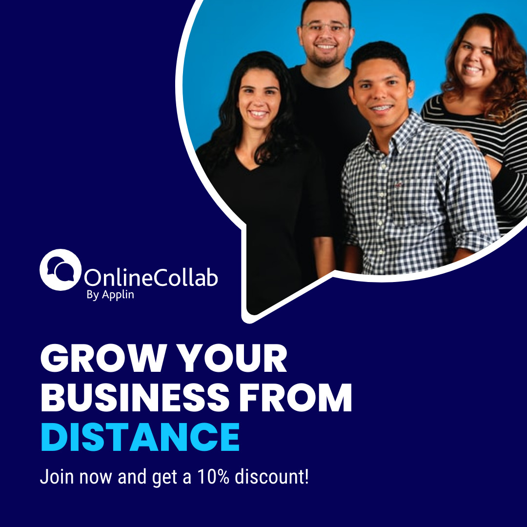 Grow Your Business From Distance 1080x1080 template preview