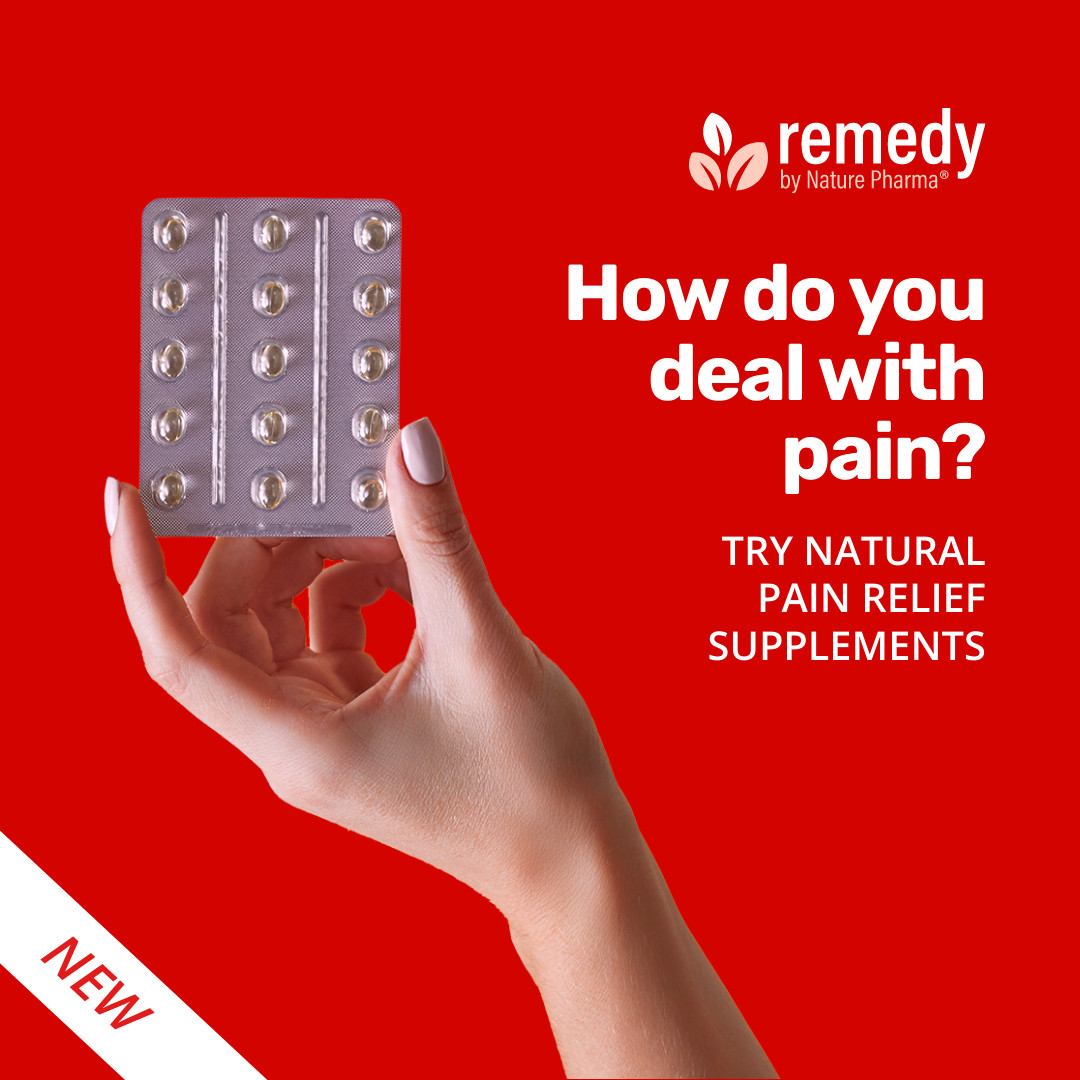 Pharmacy Natural Pain Relief 1080x1080 template