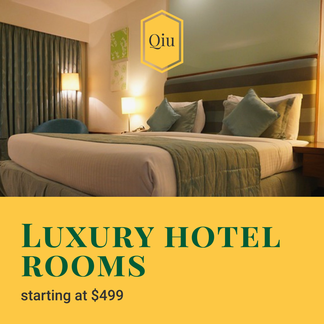 Luxury Hotel Room Deal 1080x1080 template preview