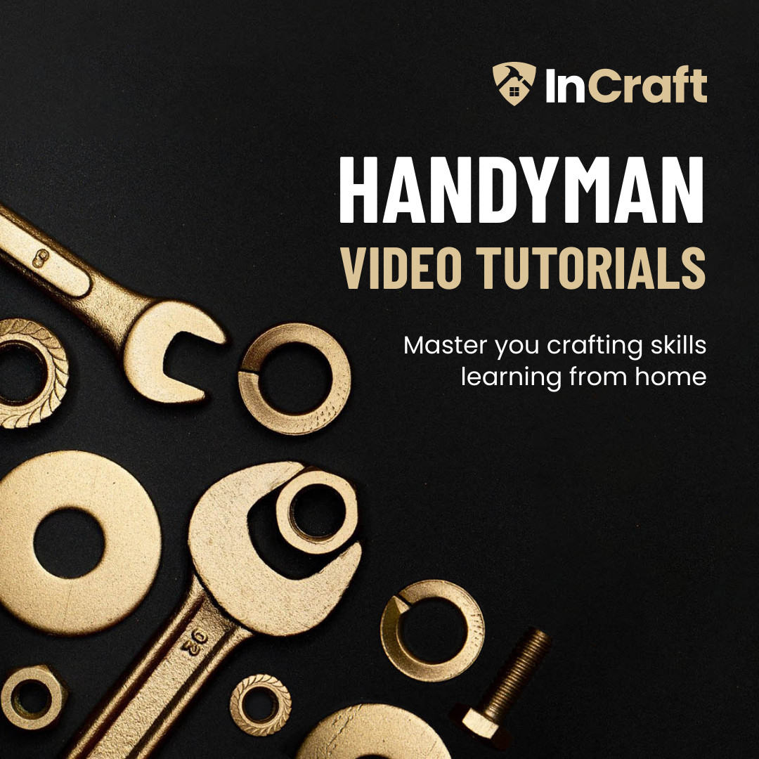 Handyman Video Tutorials Ad Template 1080x1080 template