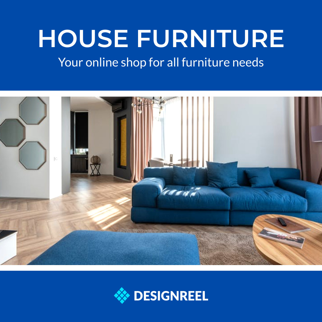 House Furniture Online Shop 1080x1080 template