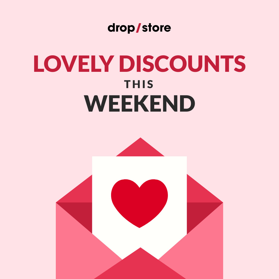 Lovely Discounts This Valentine's Day Weekend 1080x1080 template