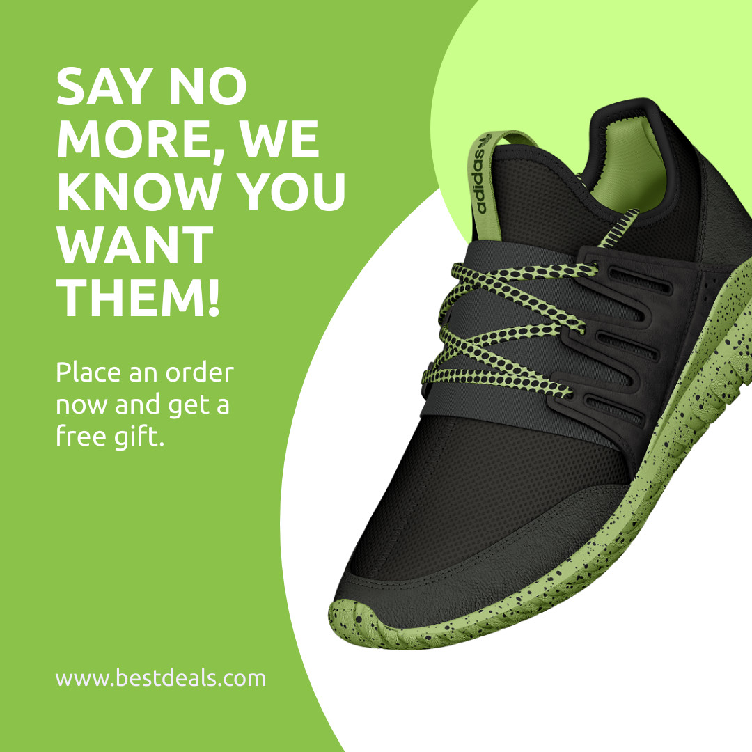 Say No More Shoes 1080x1080 template