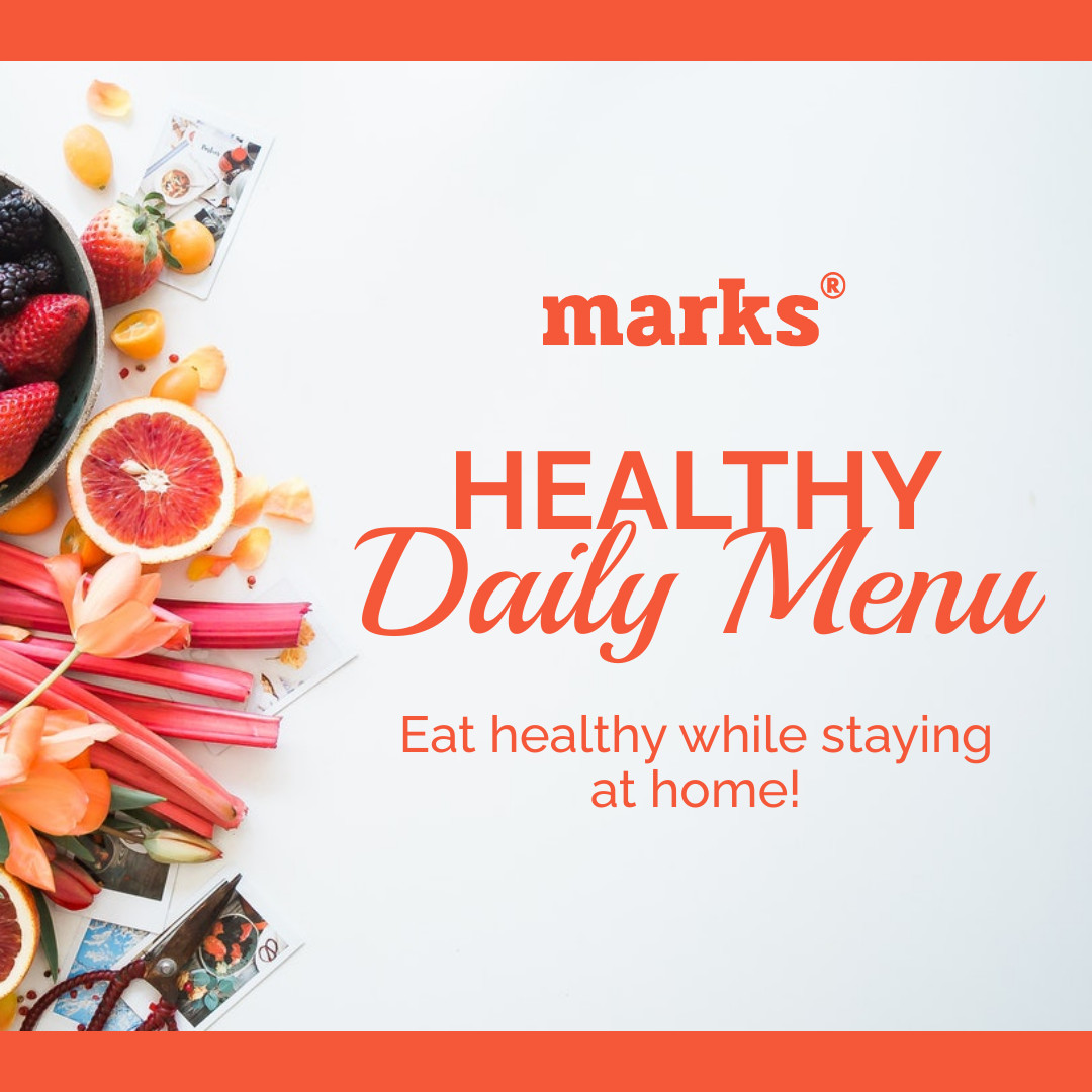 Healthy Daily Menu Delivery 1080x1080 template