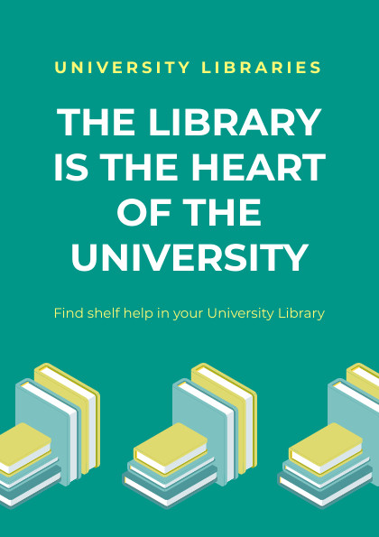 University Green Libraries – Flyer Template 420x595 template