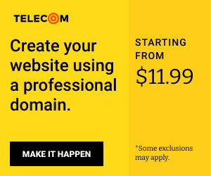 Create Website Using Professional Domain 300x250 template