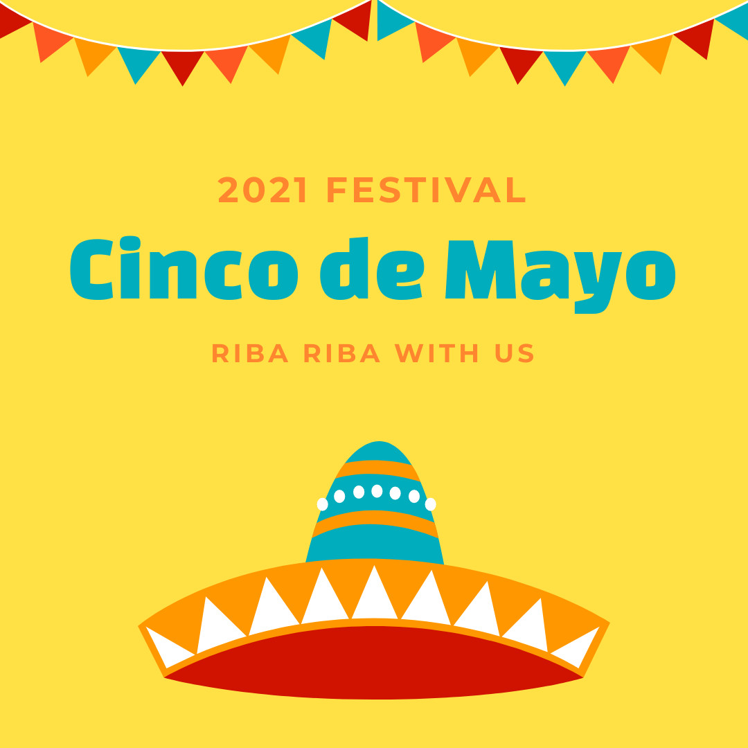 Cinco de Mayo Riba Riba Festival  1080x1080 template