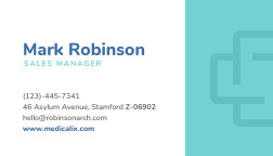 Medicalix Supplies – Business Card Template 252x144 template