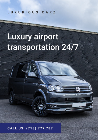 Luxury Airport Transportation – Flyer Template 420x595 template