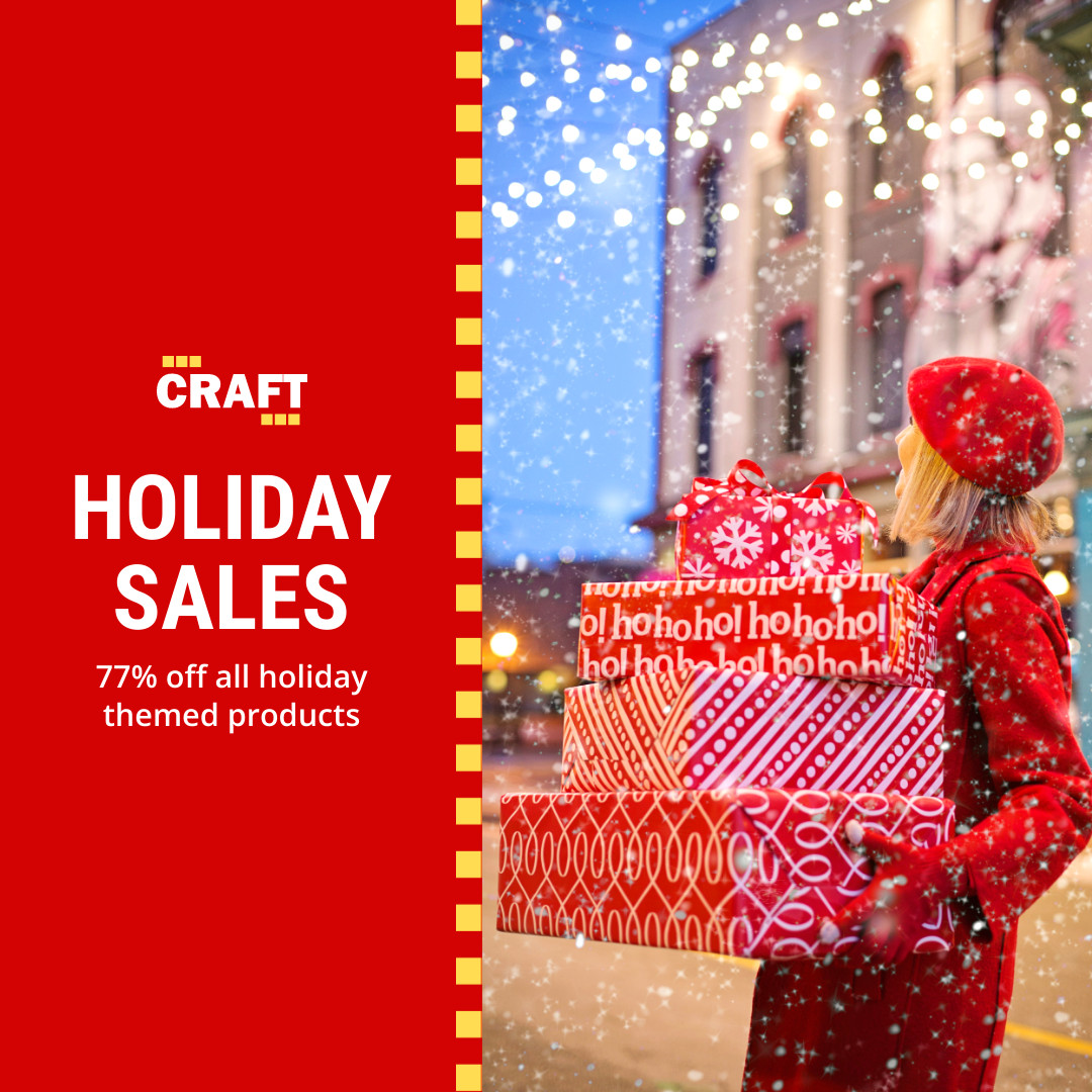 Holiday Themed Product Sales 1080x1080 template