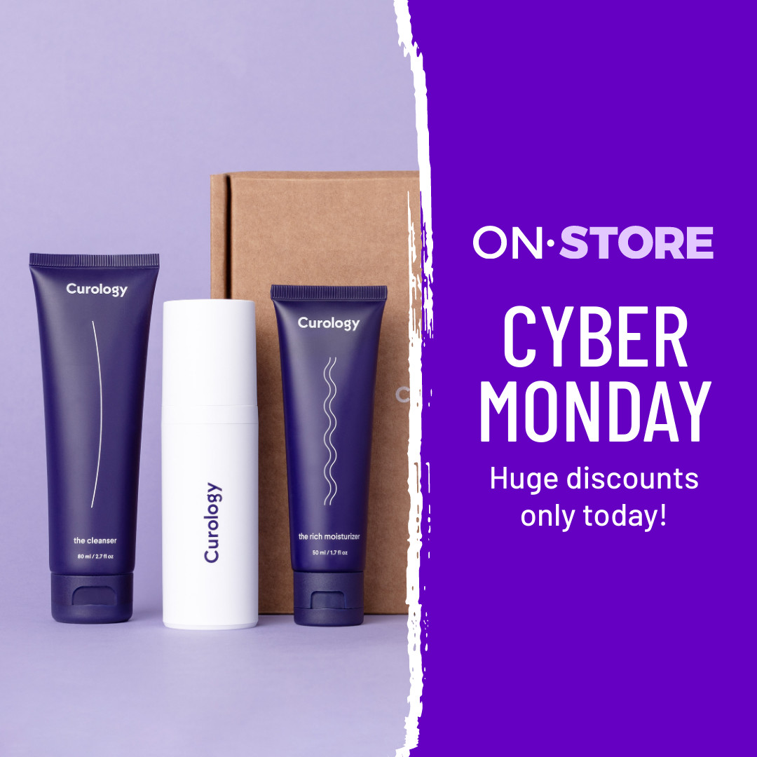Cyber Monday Skincare Discounts 1080x1080 template