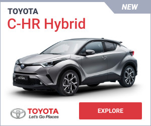 Buy Toyota CHR Hybrid 300x250 template