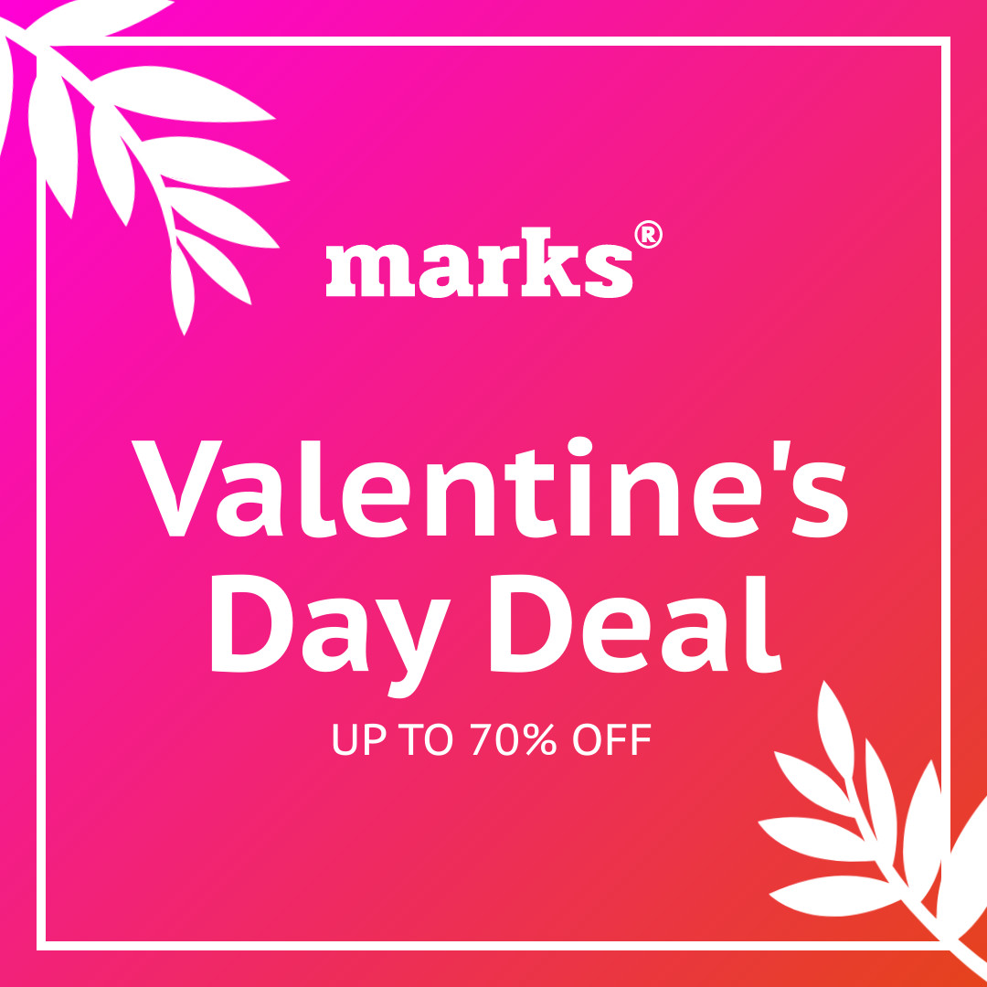 Magenta Valentine's Day Deal 1080x1080 template preview