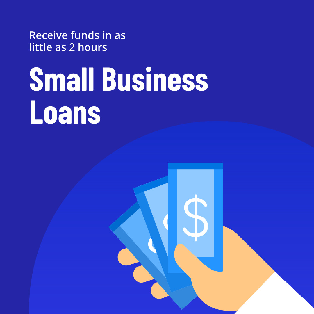 Quick Small Business Loans 1080x1080 template