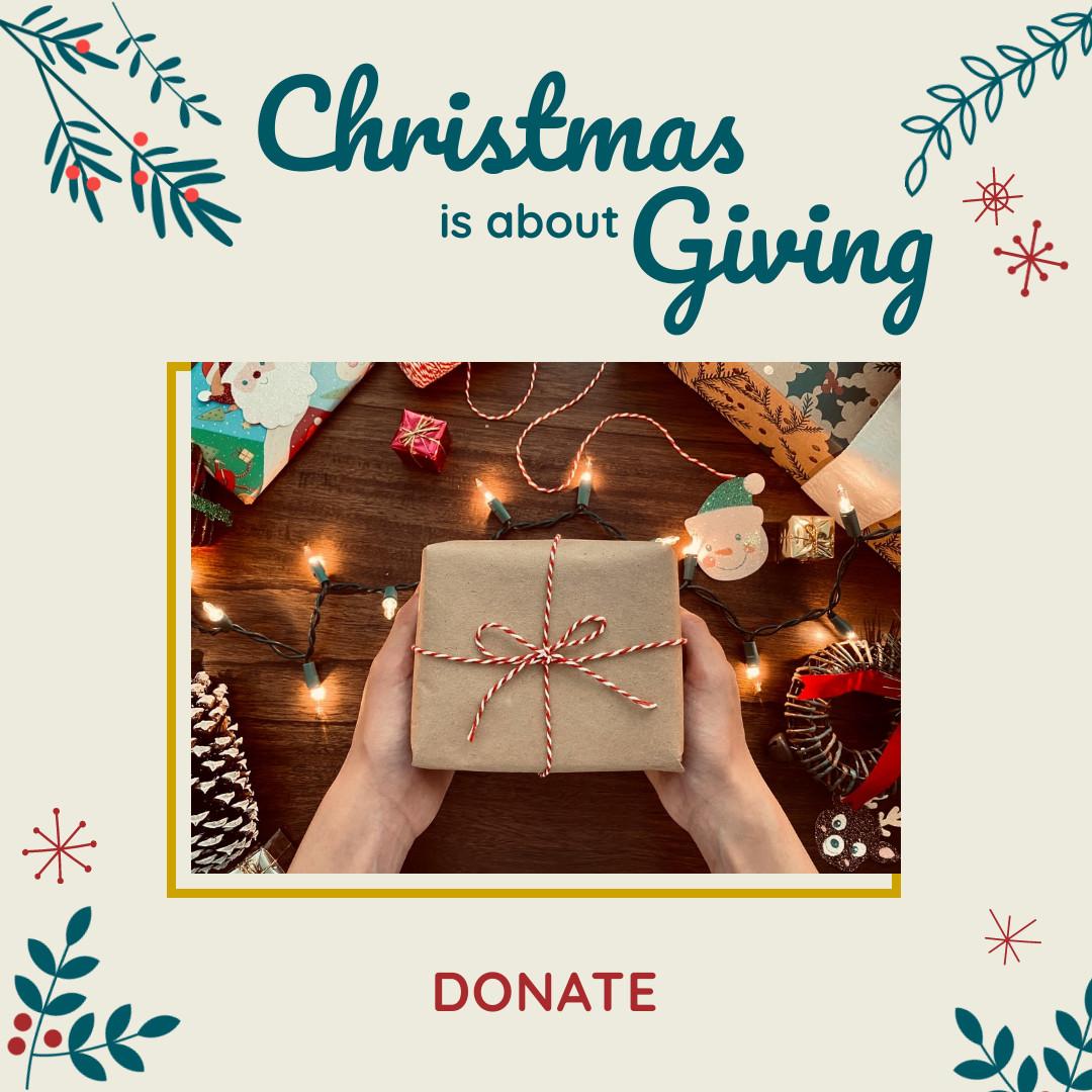 Christmas is About Giving 1080x1080 template