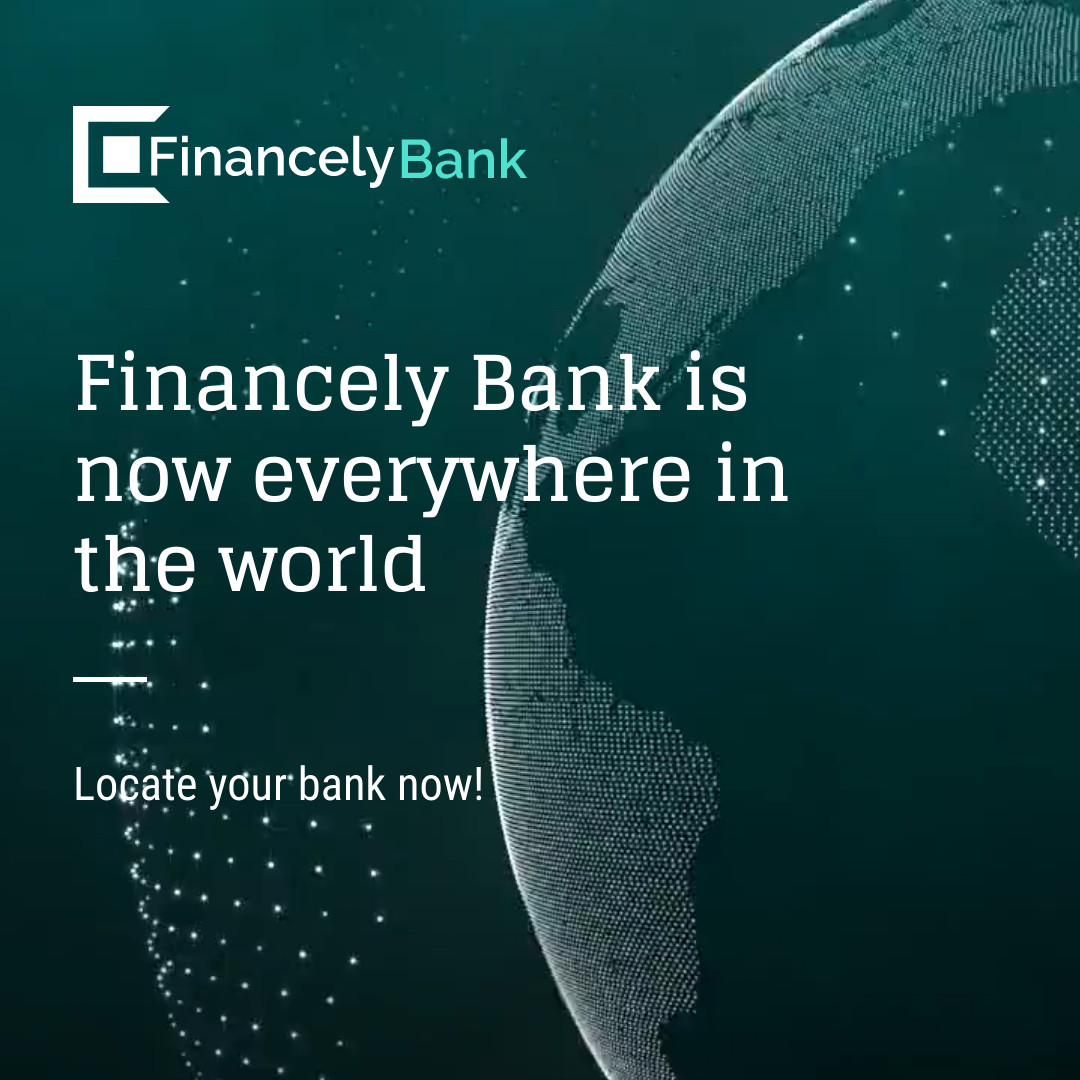 Locate Your Bank Around the World Video 1080x1080 template