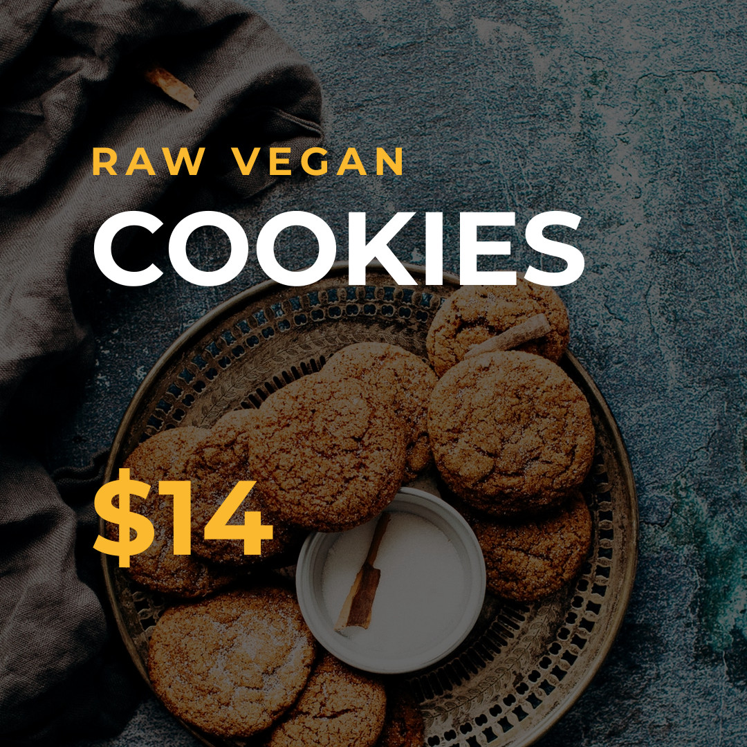 Raw Vegan Cookies 1080x1080 template