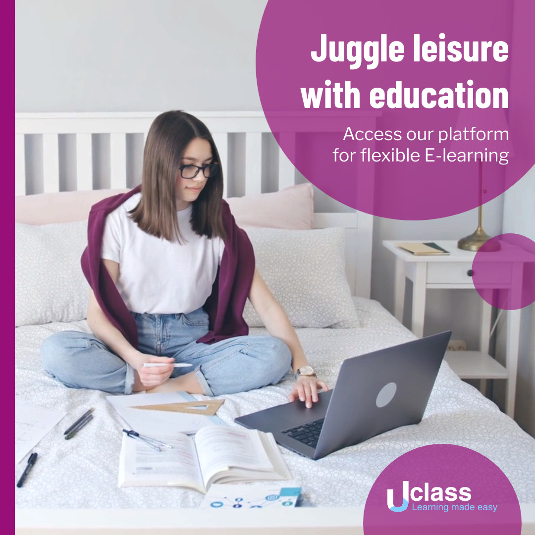 Juggle Leisure With Education Video 1080x1080 template