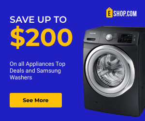 Samsung Top Appliances Deals 300x250 template
