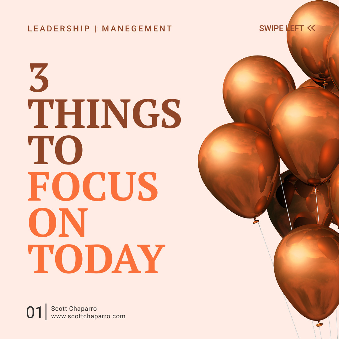 Things To Focus on Today Carousel 1080x1080 template