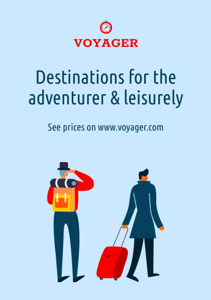 Voyage Travel Agency – Flyer Template 420x595 template