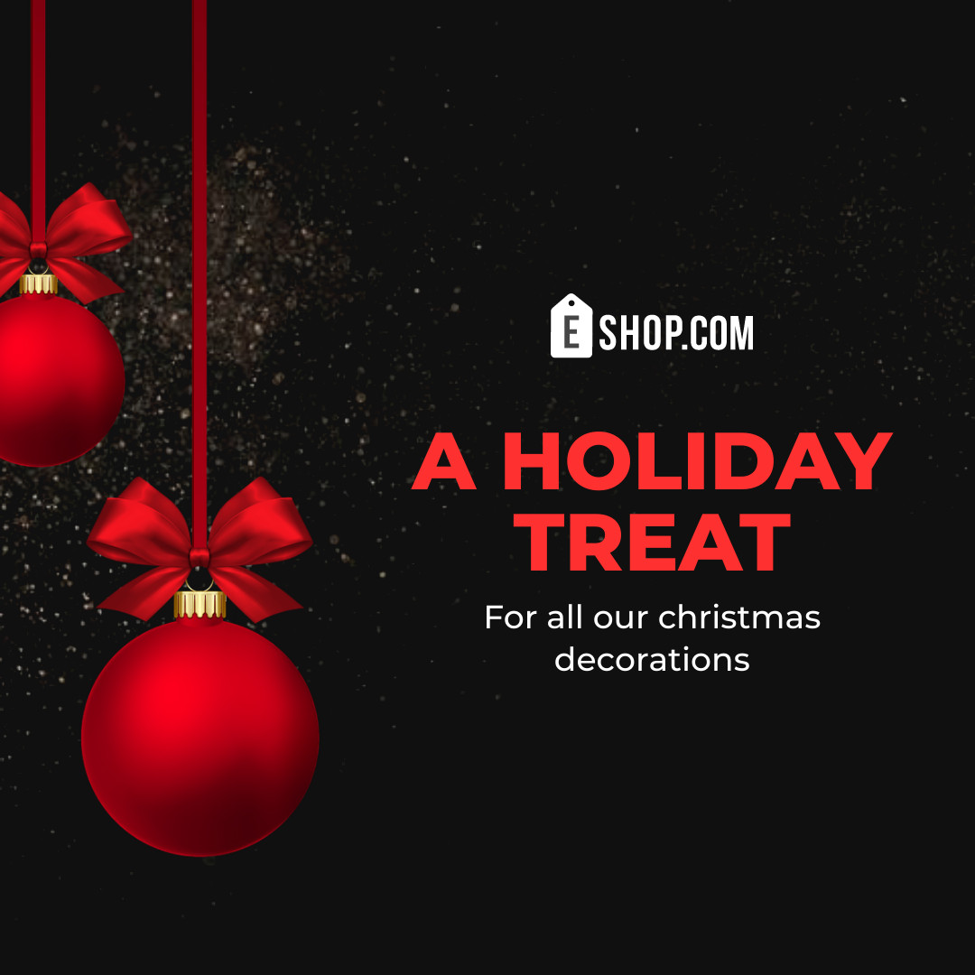Christmas Decoration Holiday Treat 1080x1080 template preview