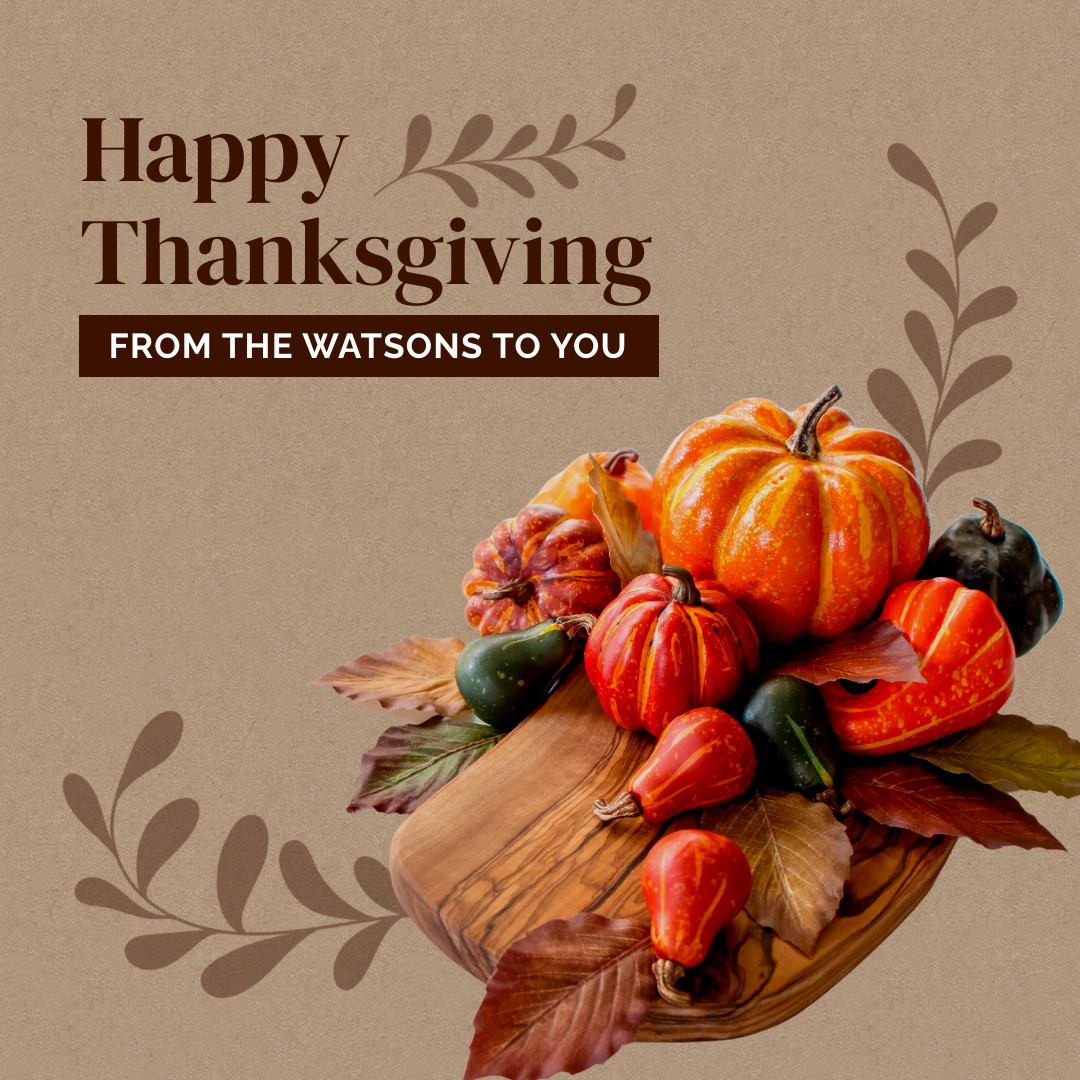 Rustic Pumpkin Thanksgiving Card 1080x1080 template
