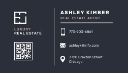 Luxury Real Estate Business – Card Template 252x144 template