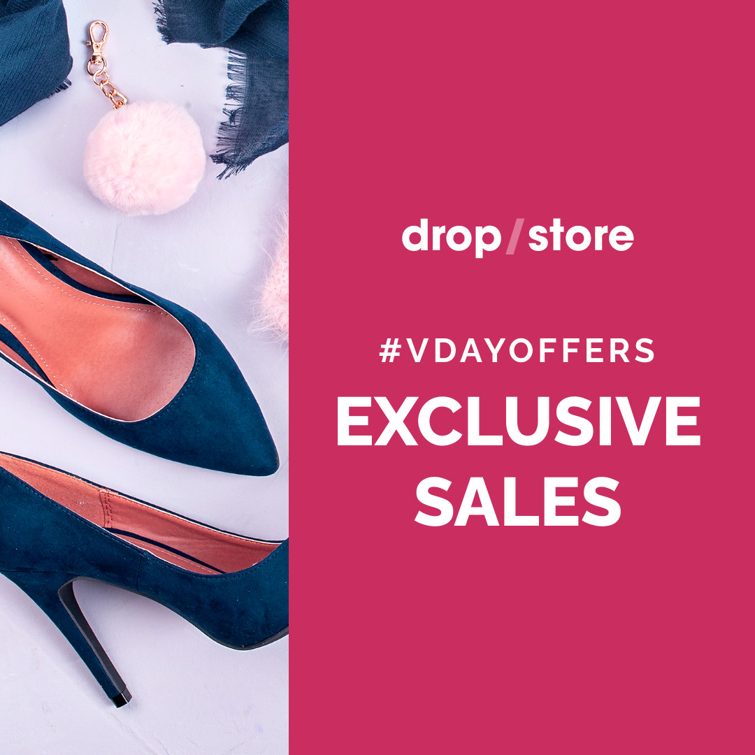 Pink Valentine's Day Exclusive Sales 1080x1080 template