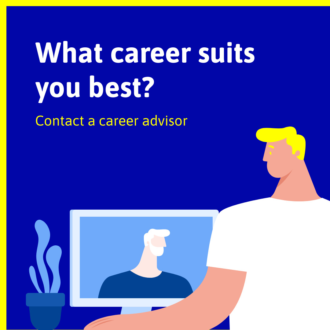 Contact a Career Advisor  1080x1080 template