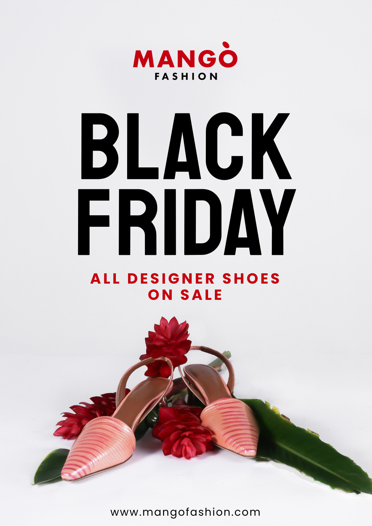 Black Friday Designer Shoes Poster 1191x1684 template preview