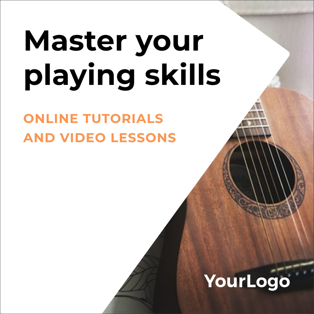 Master Your Playing Skills Online Tutorials 1080x1080 template