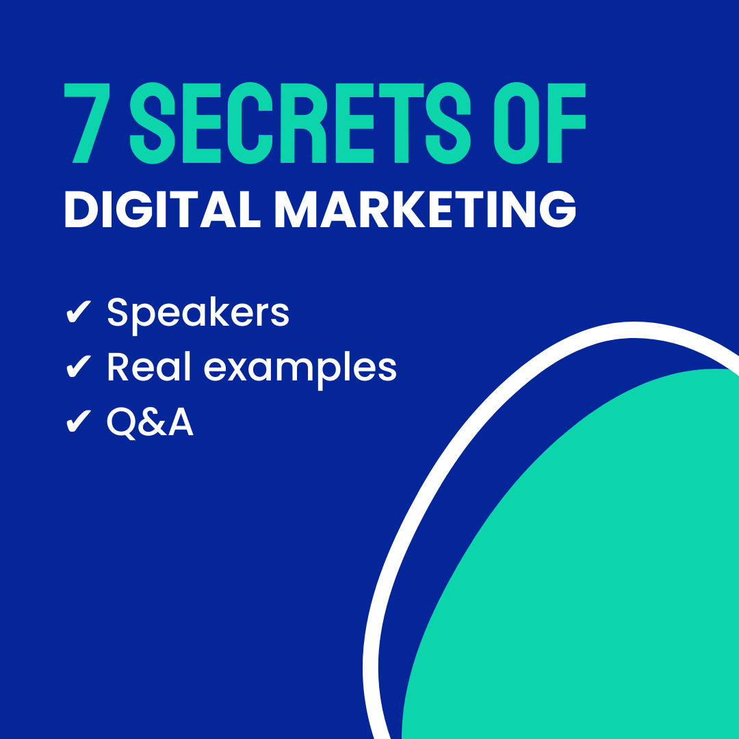 7 secrets of digital marketing 1080x1080 template preview