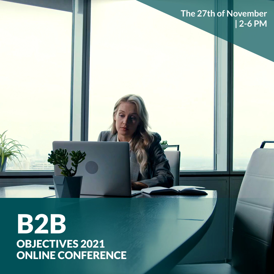 B2B Objectives Conference Video 1080x1080 template