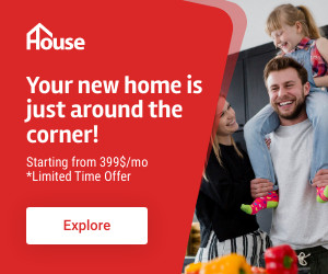 New Family Home Red House 300x250 template