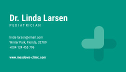 Meadows Private Clinic Business – Card Template 252x144 template