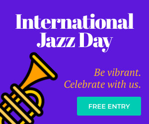 International Jazz Day  300x250 template