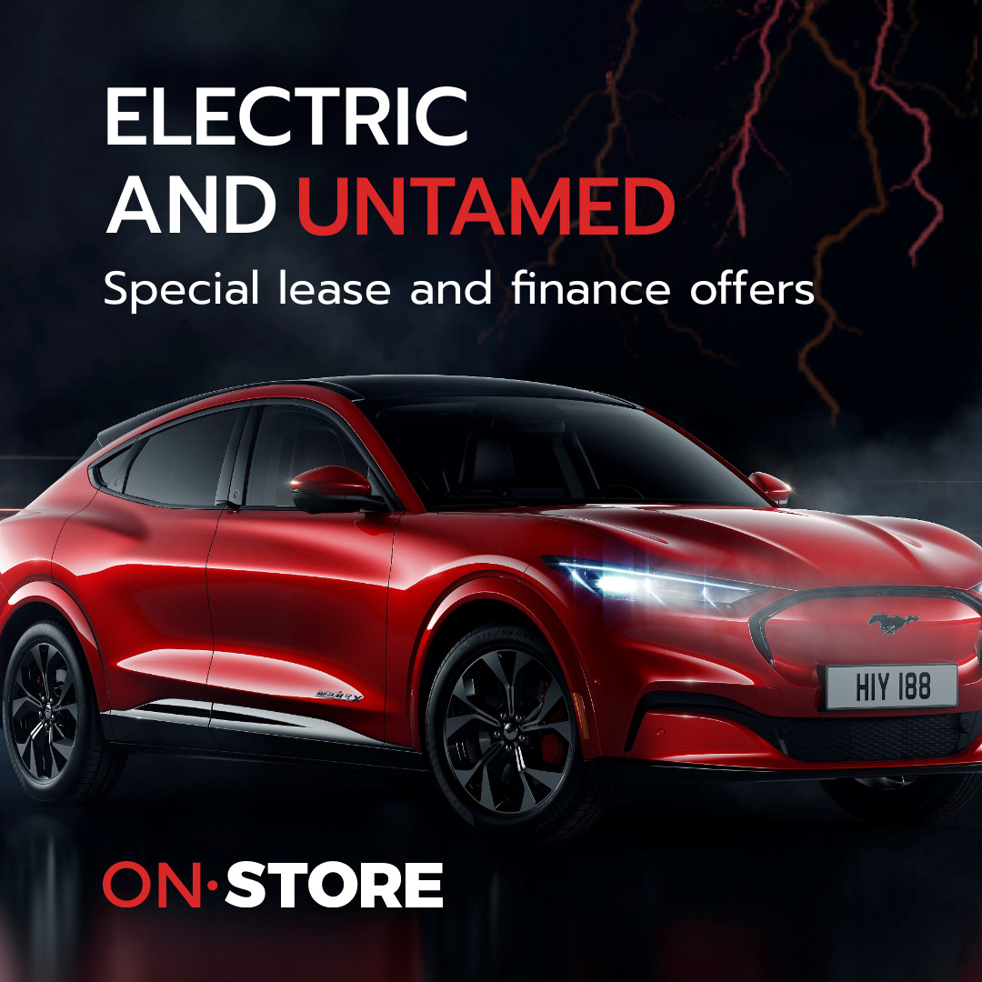Electric and Untamed Auto 1080x1080 template