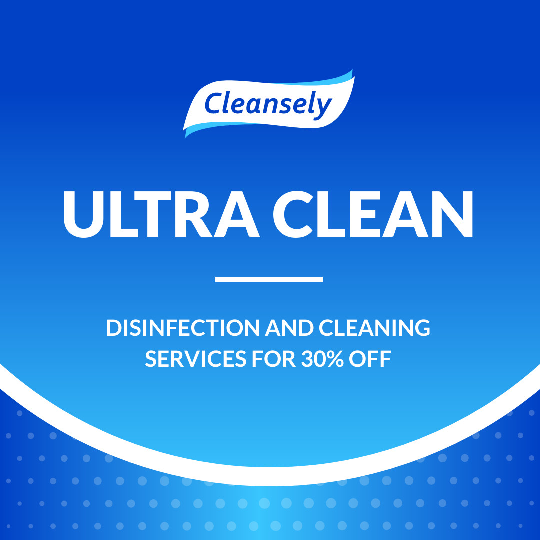 Ultra Clean Disinfection Services 1080x1080 template