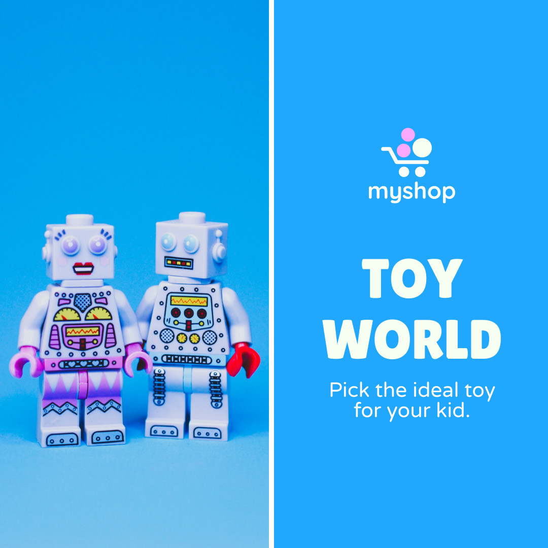 Toy World for Your Kid 1080x1080 template