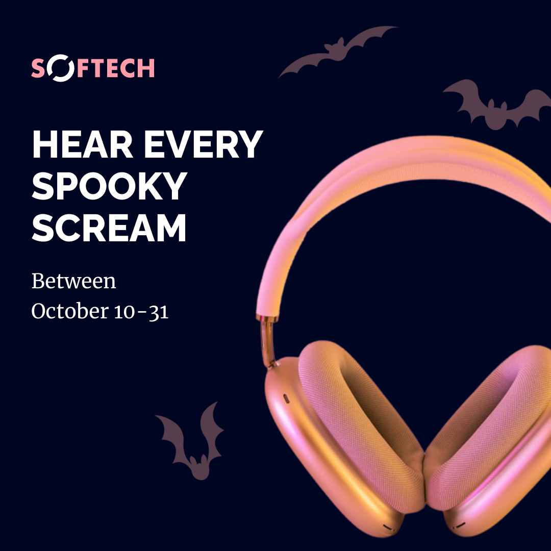 Hear Every Spooky Halloween Scream 1080x1080 template preview